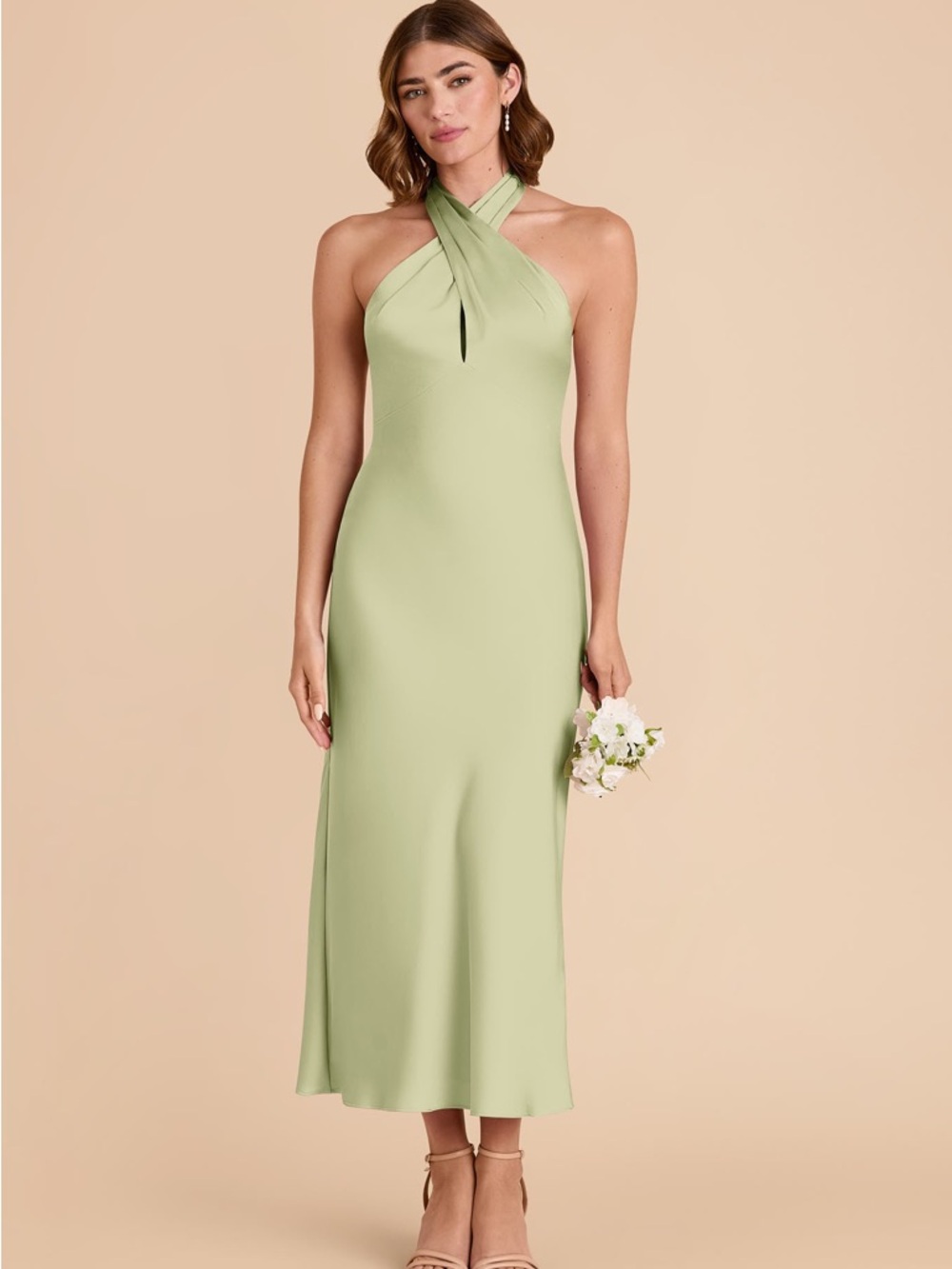 Birdy Grey Pale Pistachio Monique Dress Size L